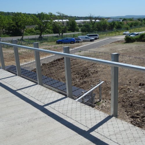 Korlátelemek sodronyhálóból - Szkanzen Szentendre