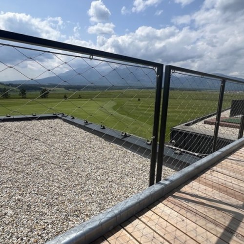 Korlátelemek sodronyhálóból - Malý Slavkov kilátó