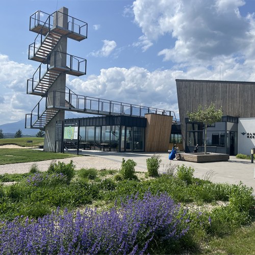 Korlátelemek sodronyhálóból - Malý Slavkov kilátó