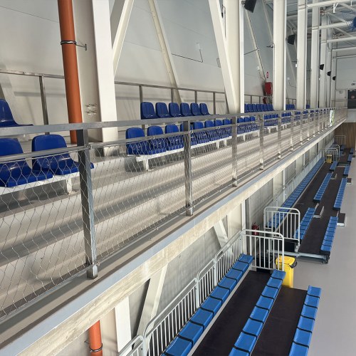 Korlátelemek sodronyhálóból - Malacki Sportaréna