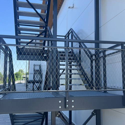 Korlátelemek sodronyhálóból - Malacki Sportaréna